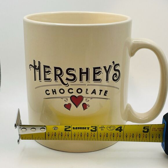 Hershey's Chocolate Jumbo Ceramic Coffee Mug Large 5" Galerie With Teddy Bear - Picture 9 of 9